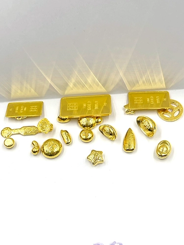 实时金 Ювелирные изделия 1G2G3G5G Golden Doudan Golden Mate Baoxing Ball Doudou Investment Golden Cats Au9999