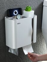 Toilet Paper Placement Box Bathroom tissues Yan value Hygiene Advanced senses Light and luxurious Red Toilet Pumping Box Wall-mounted Cute