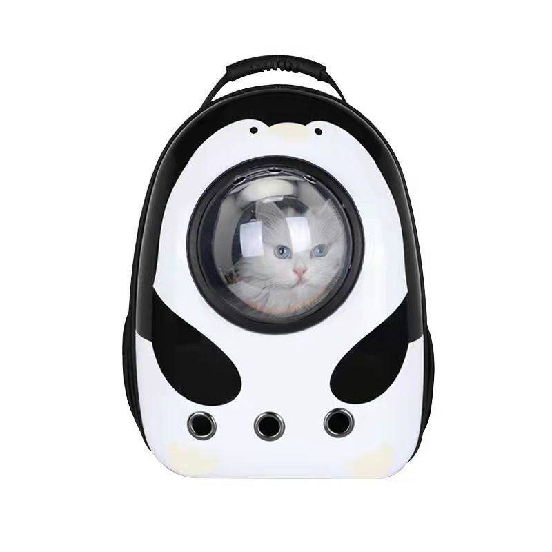 Pet Packs Bag Out Portable Bag Transparent Kitty Supplies Portable Breathable Double Shoulder Bag Pooch Bag large capacity