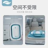 Детский складной бассейн для плавания для домашнего использования, ванна для купания для новорожденных с сидением для ванны