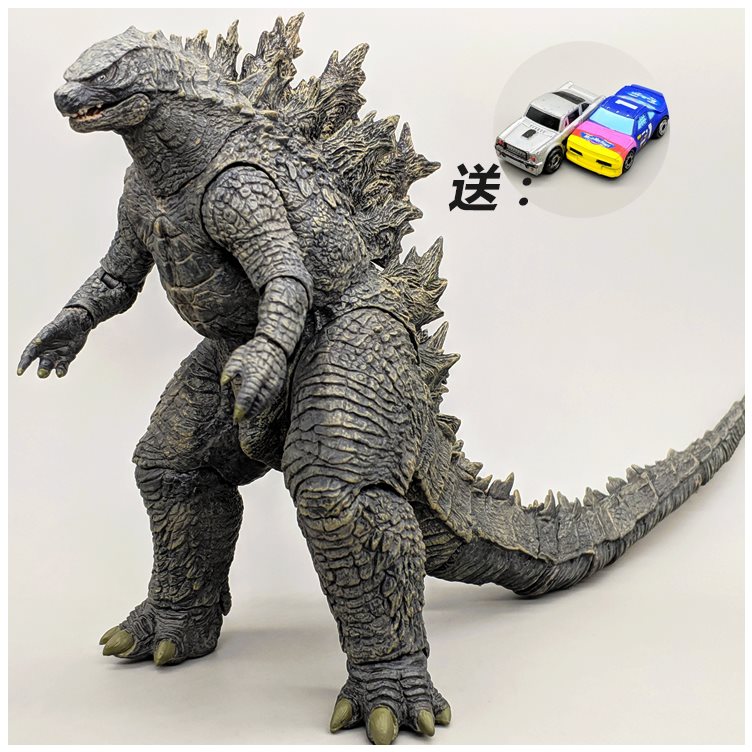 2019 Godzilla G + Random CarMechanics Godzilla 2019 Movable Garage Kit Toys Model Godzilla Monster dinosaur Toys a birthday present