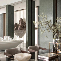 Modern simple wrought iron metal rockery ornaments sales office courtyard craft creative sculpture hotel square soft decoration