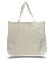  10 Natural Natural Color Canvas Extra Large Tote Ba