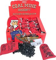  Coal Mine Naughty Black Nugget Bubblegum 24 Packs