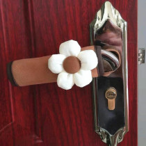 Room door handle jacket anti-crash pure cotton pull handle protective cover baby anti-touch cushion cartoon protective sleeve antistatic and warm