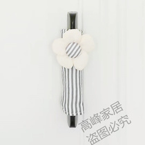 Cabinet door handle protective sleeve Anti-bumper small fresh pure cotton flower handle anti-cloth cushion cloth art drawer pull handle jacket
