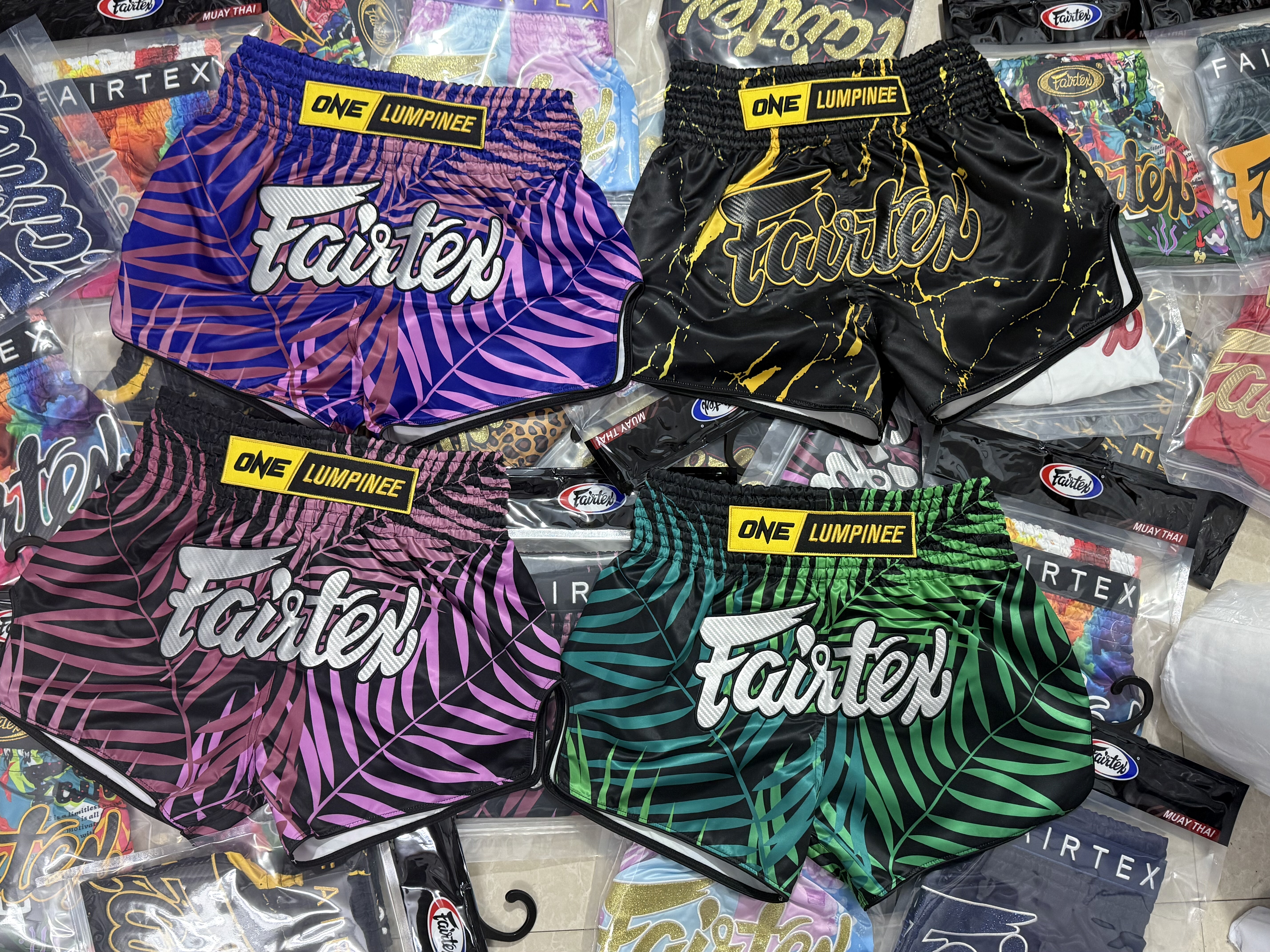 Шорты для спортивных тренировок по тайскому боксу Таиланда One x Fairtex, одинаковые по стилю для мужчин и женщин