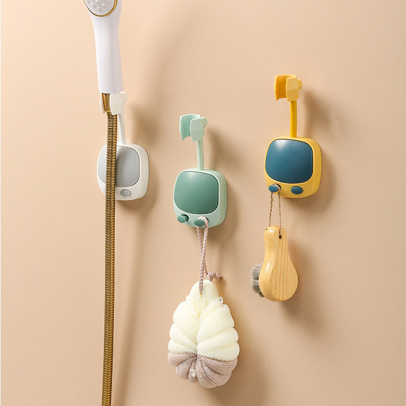 Shower head bracket free of punch shower bath shower dressing room Children universal adjustable water heater suction cup fixed base