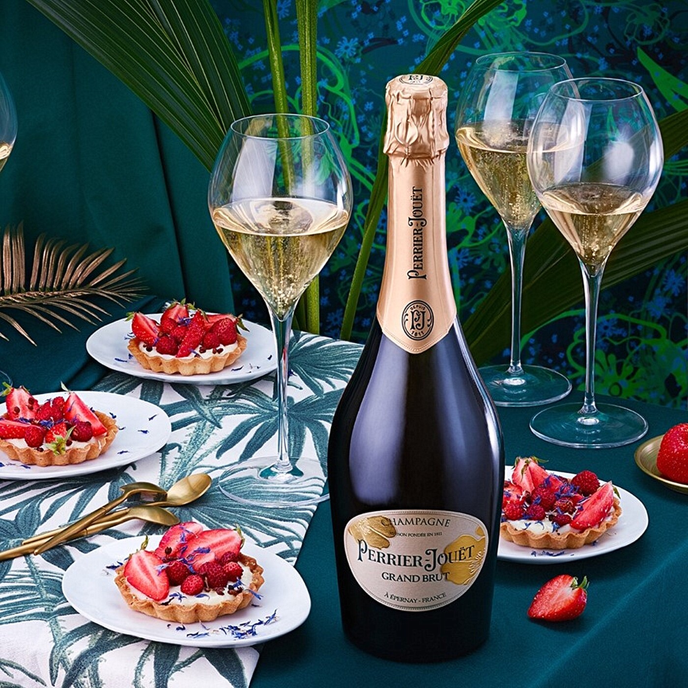 🌟 法国原瓶进口巴黎之花PerrierJouet香槟酒 🥂-起泡及香槟葡萄酒-淘宝好物网
