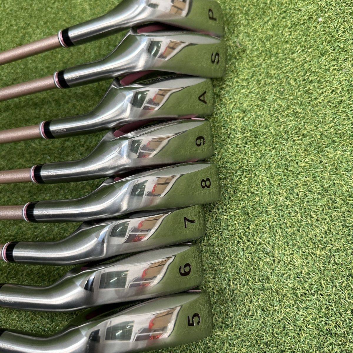 25年爆款推荐｜女士高尔夫球杆MP1200铁杆组实测！5-9#+PAS全套8只，轻松上手的高颜值女用碳素杆身-高尔夫球杆-淘宝好物网