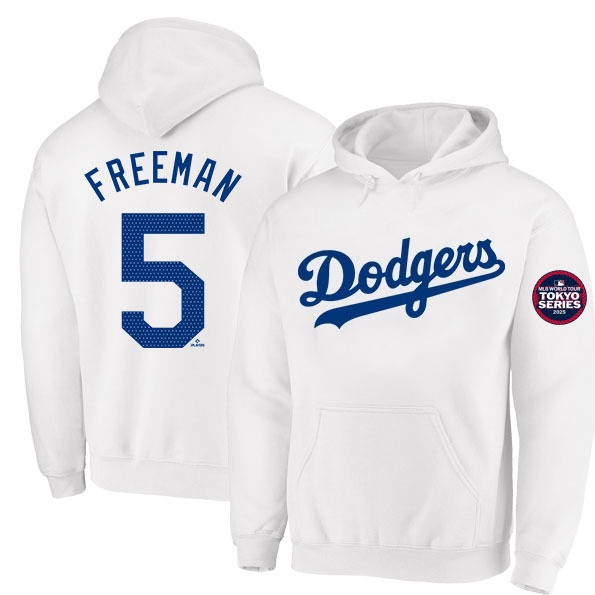 Major League Baseball Los Angeles Dodgers Shohei Ohtani Yuki Yamamoto Long-Sleeve Sweatshirt Hoodie
