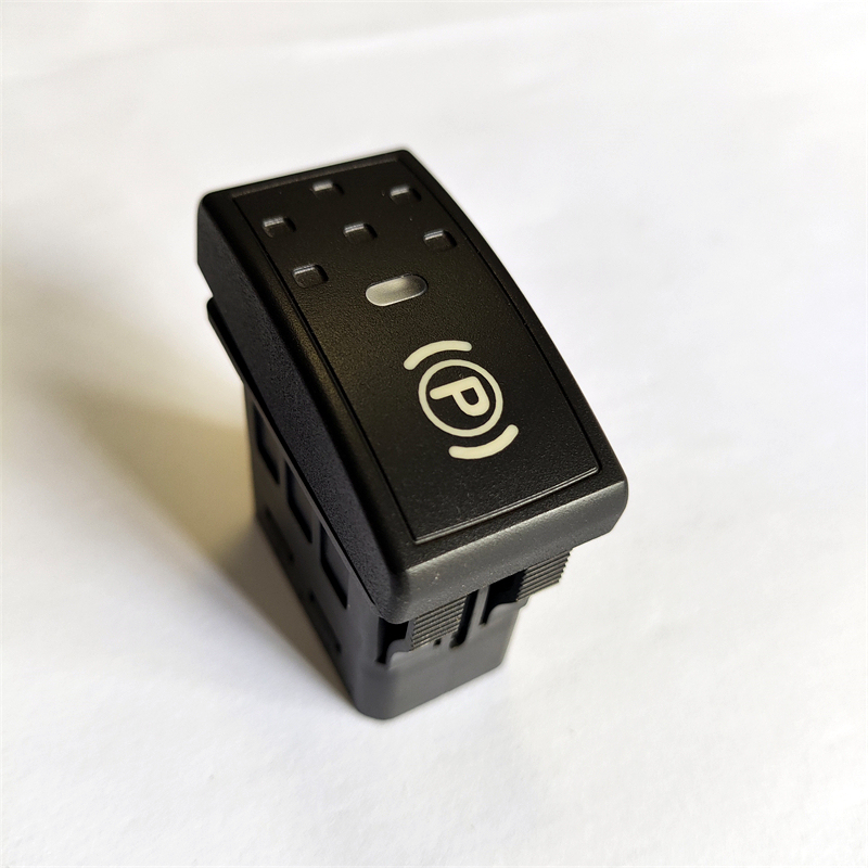 Original Imported Linde Forklift Parking Brake Switch Rocker Switch Self-Resetting Driving Control Button Original Imported Linde Forklift Parking Brake Switch Rocker Switch Self-Resetting Driving Control Button