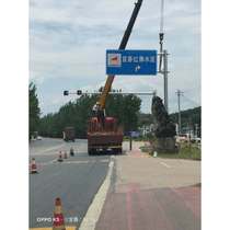 Traffic sign single and double cantilever f-shaped pole customized high-speed traffic sign pole road sign column a