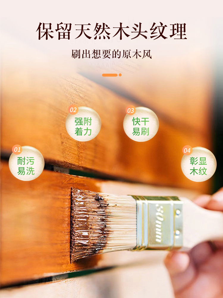 <!--木门漆木纹漆油漆木器漆家用木头家具改色漆木漆自刷水性翻新仿古-->