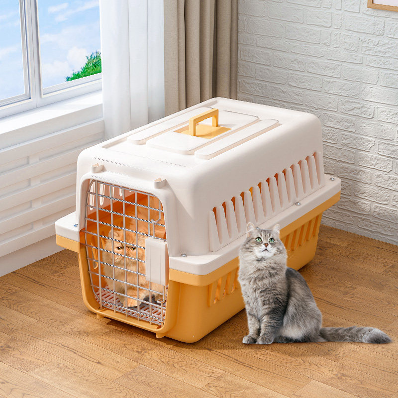 Pet Aviation Box Pooch Air Tank Air Box Out Cat Cage of cat Suitcase Kitty portable out of transport box