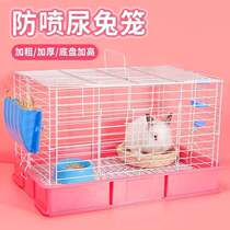 Small Rabbit When Home Rabbit Pets Rabbit Cage Anti-Spray Urine Rabbit Cage Large Number Villa Home Rabbit Castle Breeding Cage