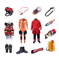 Water rescue equipment rapids life jacket adult large buoyancy dry and wet suit helmet rope cutter blue sky rescue suit