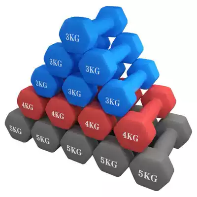 Sports dumbbells household adjustable weight Men's Fitness Equipment exercise Small size Yalu pair 4kg