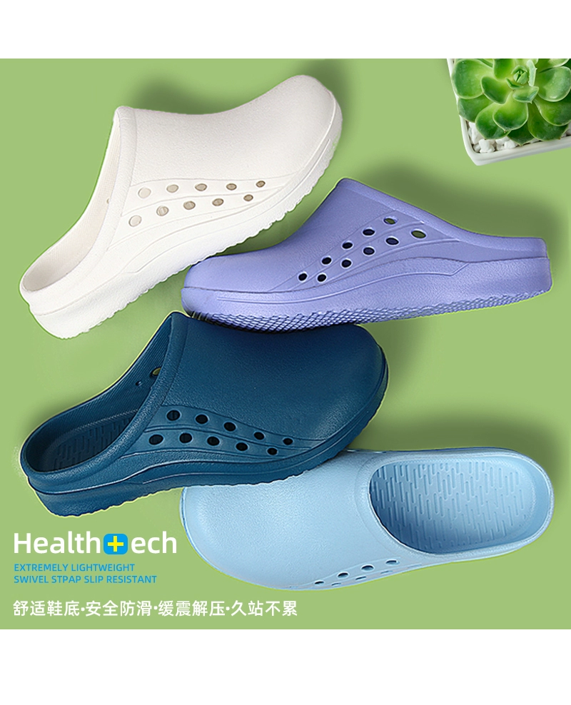 International operating room slippers surgical shoes doctor nurse work shoes women's laboratory slippers toe clogs non-slip