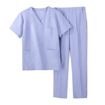 Quick-drying hand wash clothes womens short-sleeved four-sided stretch surgical clothes brush hand clothes operating room work clothes mens dental doctor clothes