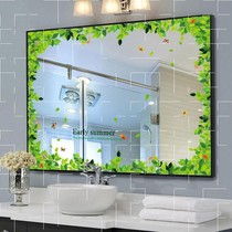 Mirror Sticker Decorative small pattern Mirror decal Corner sticker ins Mirror edge Sticker Edge glass mirror mirror