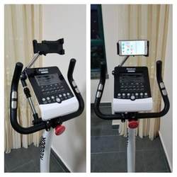 Mobile phone holder on treadmill, special fixed sports bracket, gym spinning bicycle mobile phone holder for home use