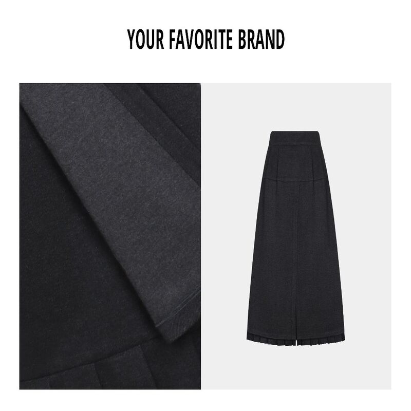 【Moment of Reflection】New Arrival, Fashionable, Elegant, Slimming, High-End, Versatile, Stylish Culottes G25855708