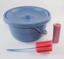 Potty old man with cover household thickened commode chair commode bucket pull potty commode stool plastic commode with cover deodorant