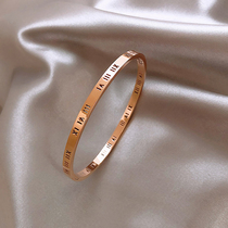 Summer bracelet ins niche design Exquisite cold wind Sterling silver simple light luxury high-end accessories Hand-decorated female best friend