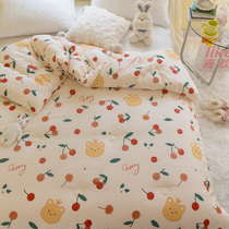 ins wind children cartoon pure cotton quilts spring autumn quilted by winter quilt core warm season universal cotton quilted bedding student dormitory