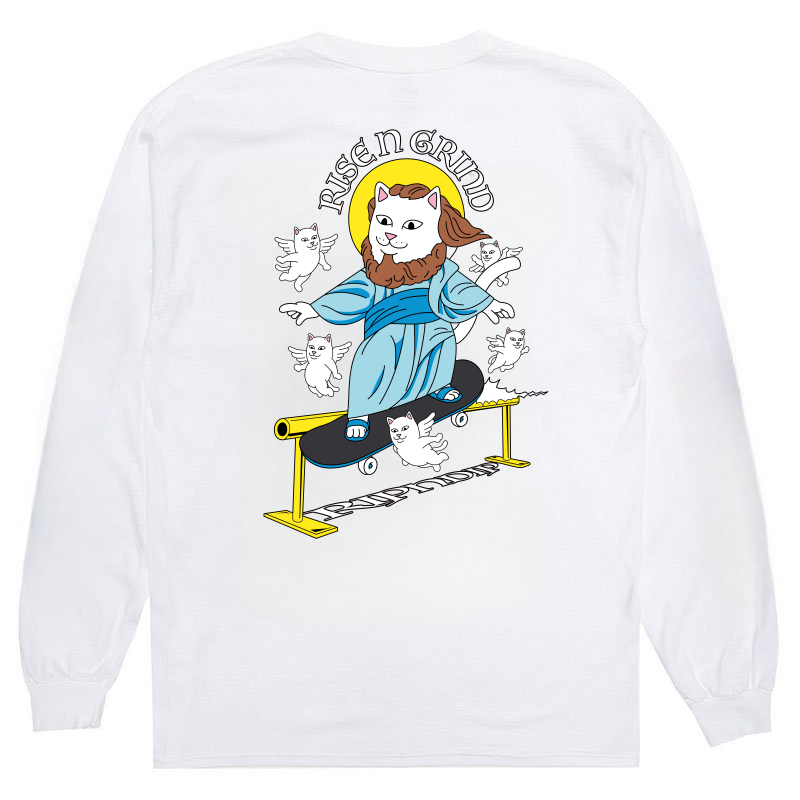 Cartoon skateboard, long-sleeve, black couple clothing, for beloved, American style