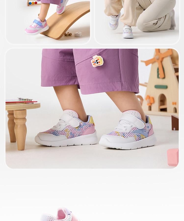 Anta Kidsren's Infant Running Shoes for Men and Women, 2026 New Spring and Summer Mesh Breathable Non-Slip Baby Toddler Shoes — 13