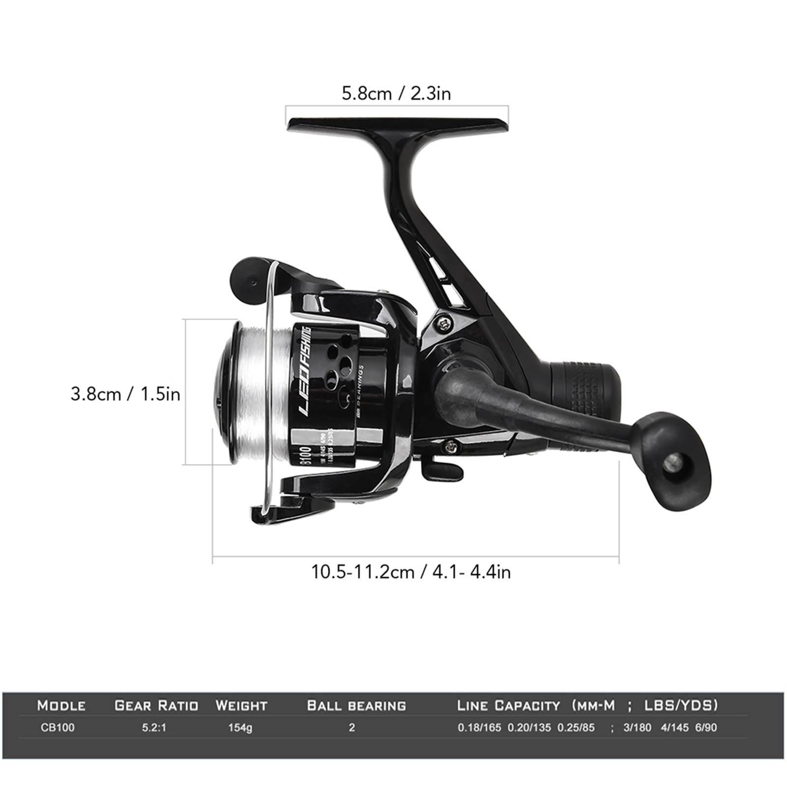 Море удочкой lixada fishing rod reel combo full kit 2.1m/2.3m telescopic