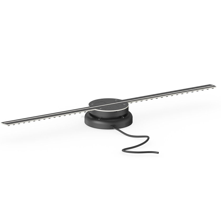 Конструкция материал исходные файлы alien 3d hd hologram fan projector wifi led float sign playe