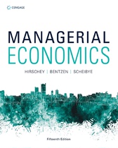 实体书 Managerial Economics 15th Edition Mark Hirschey