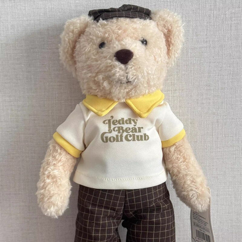Authentic Teddy Bear Doll Golf Teddy Bear Authentic Teddy Bear Doll Golf Teddy Bear
