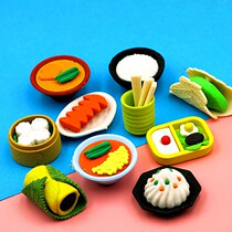 Cartoon rubber boys lovely food animals rubbed toys wipe kindergarten stationery prize gift