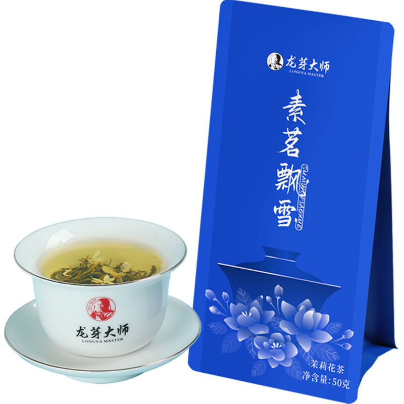 四川素茗飘雪茉莉花茶峨眉山新茶特级上等茶叶新款官方正品袋50g