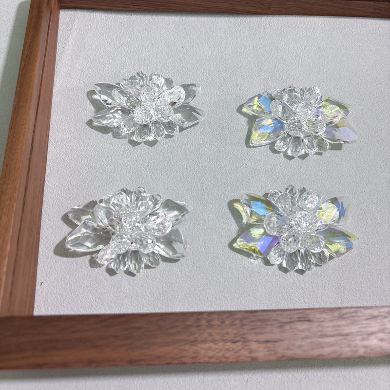 Popular Long Crystal Flower Shoe Decorations for Girls, Cinderella Crystal Flower Shoe Accessories, High Heel Shoe Flowers, Bag Decorations, Buckles, Brooches Popular Long Crystal Flower Shoe Decorations for Girls, Cinderella Crystal Flower Shoe Accessories, High Heel Shoe Flowers, Bag Decorations, Buckles, Brooches