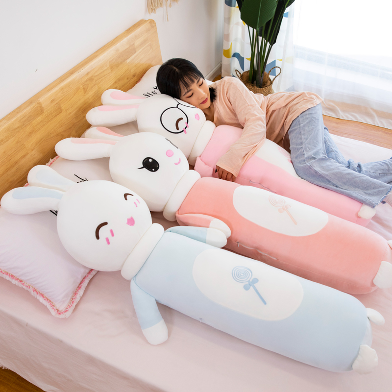 Girl Birthday Gift Little Rabbit Plush Doll Doll Cloth Doll Sleeping Paparazzi Bed with pillow ultra soft girl