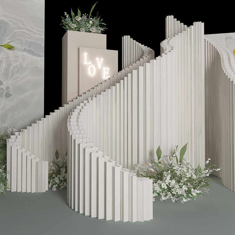 Screen partition wedding celebration props screen foldablemovable ...
