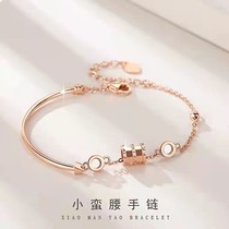 Little Fairy Bracelet Schoolgirl Han Edition Brief Trends S Wind Girlfriends Bracelets Cute Rose Gold Pendant Bracelet