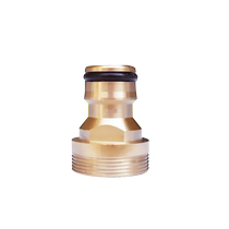 All-copper 4-point basin connector to tap water pipe household basin kitchen faucet connector old-fashioned multi-function connector