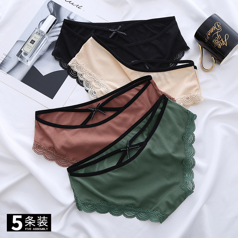 Scarring underpants women Summer Modale pure cotton stalls Low Waist Lady Teen Day Ensemble New Breathable Comfort Shorts