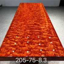 Size：205*75*8 3 Extra black line faces pattern floral plate