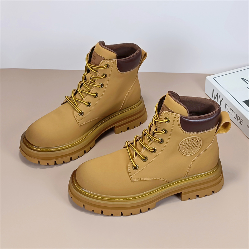 18cm增高鞋3.0～末日小豆子cosplay成男隐形增高鞋马丁靴，增高不