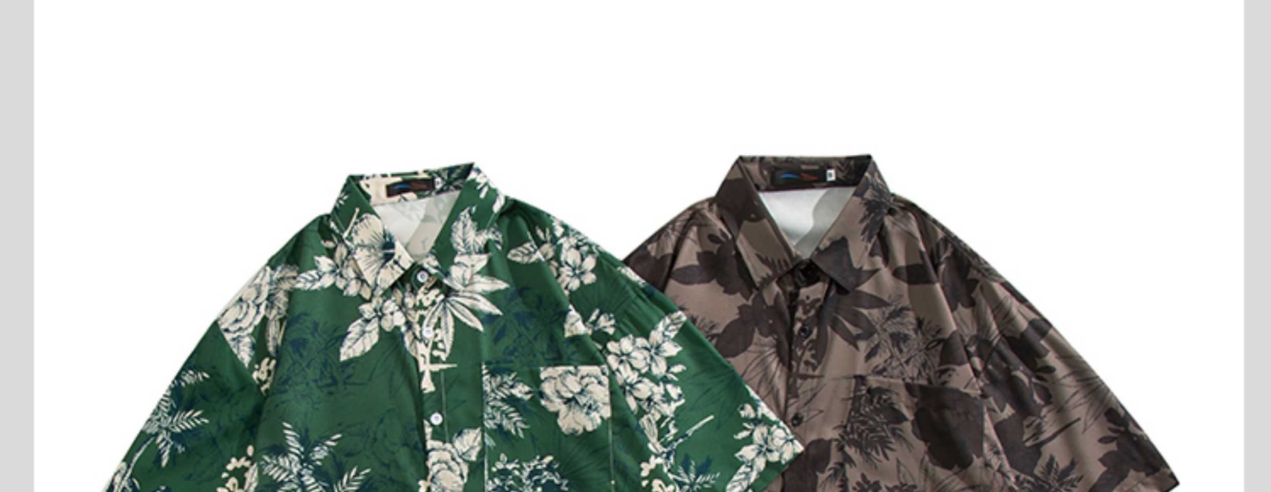 Men's Ditsy Floral Blouse Men's Clothing display picture 11