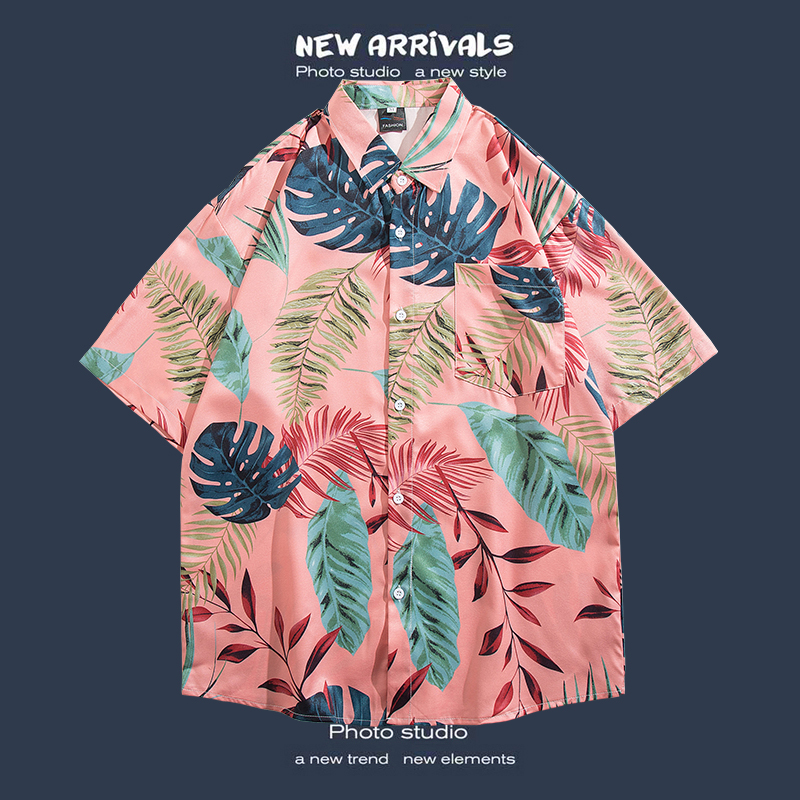 Men's Ditsy Floral Blouse Men's Clothing display picture 7