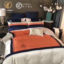 NPVUs European-style high-end quilt cover bed linen 4 pieces of jacket pure cotton full cotton wind six sets of bedding 100