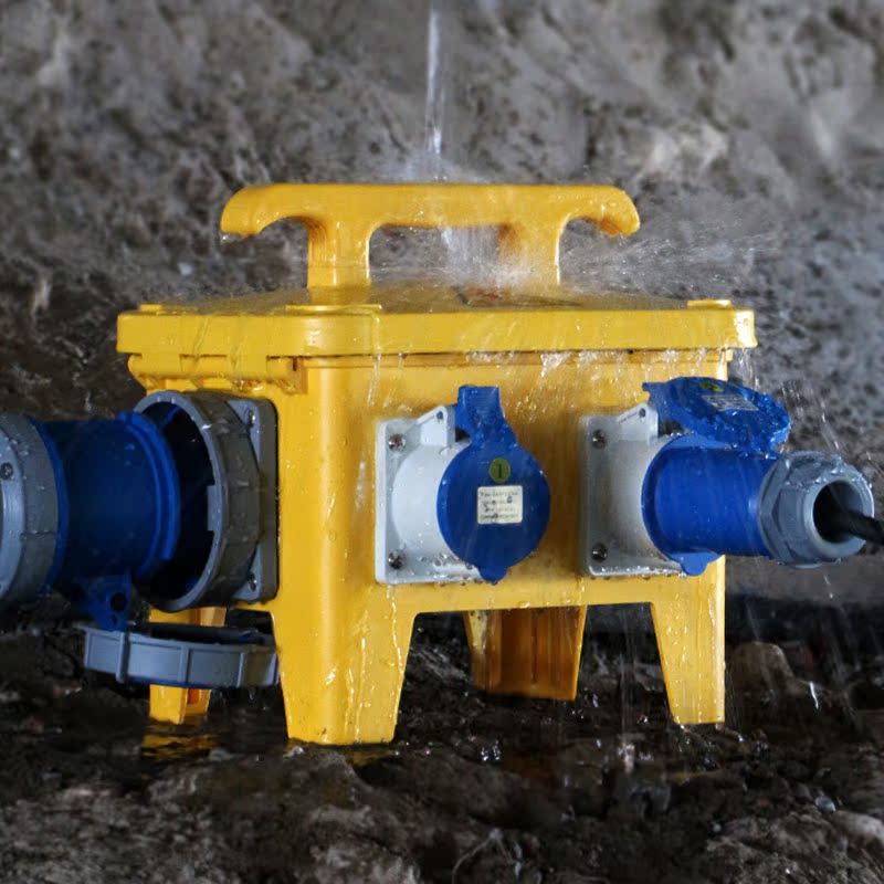 ZFGD portable industrial aviation plug socket box construction site plastic waterproof box mobile power supply maintenance distribution box